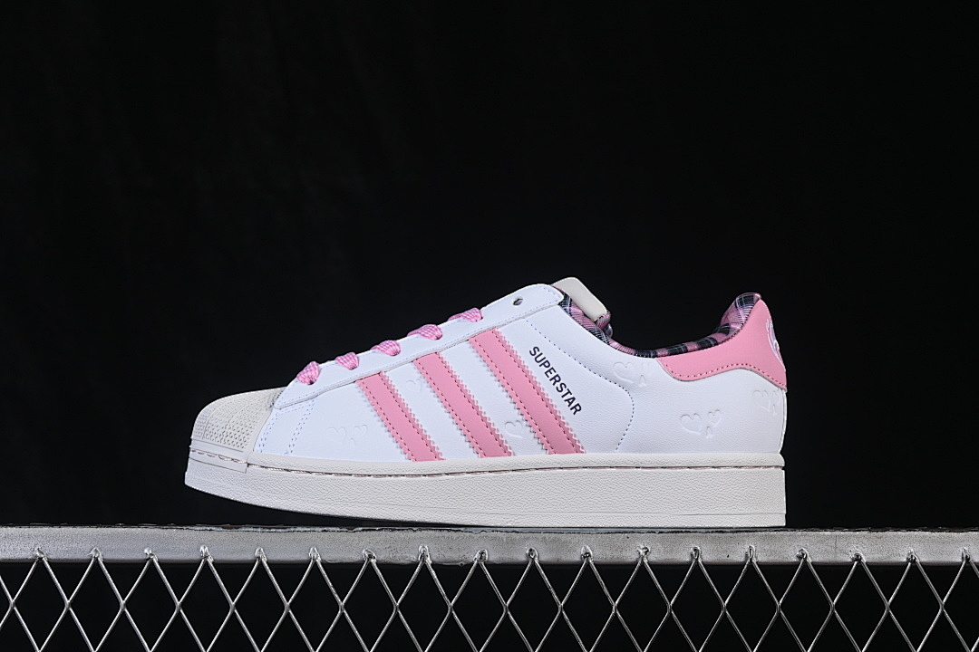 Unbranded [KZ7157]-[ORIGINALS SUPERSTAR CASUAL SNEAKERS WHITE/PINK/BEIGE]-[WOMAN:35-39]-[MAN:40], photo 1