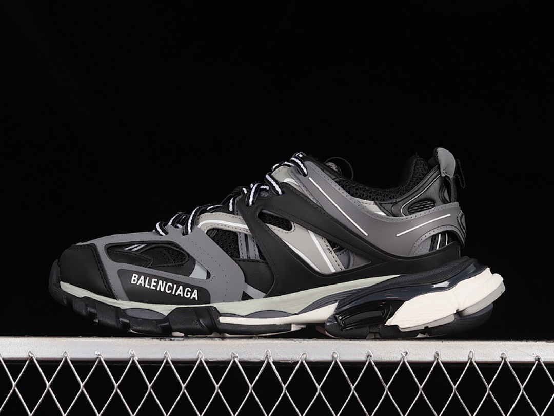 Balenciaga TRACK TESS S.GOMMA SNEAKER BLACK/GREY/WHITE · W2ND32201, photo 1
