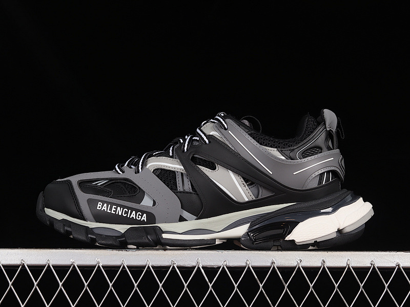 Balenciaga TRACK TESS S.GOMMA SNEAKER BLACK/GREY/WHITE · W2ND32201, photo 1
