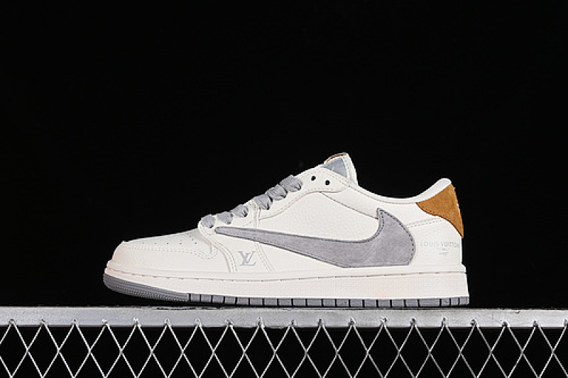 Jordan TRAVIS SCOTT X FRAGMENT DESIGN AIR Jordan 1 LOW OG SP OFF WHITE/GREY/BROWN · LX1988-800, photo 1