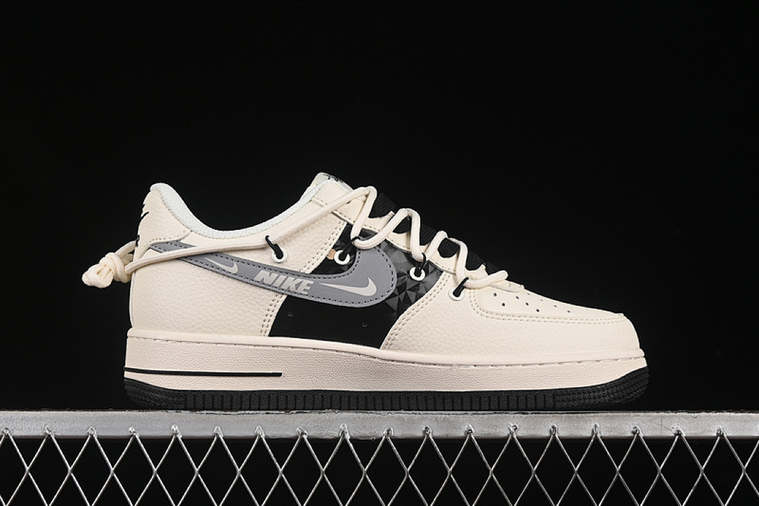 Nike [DM6868-073]-[AIR FORCE 1 07 LOW WHITE/GREY/BLACK]-[WOMAN:36-39]-[MAN:40-45] - Image 16