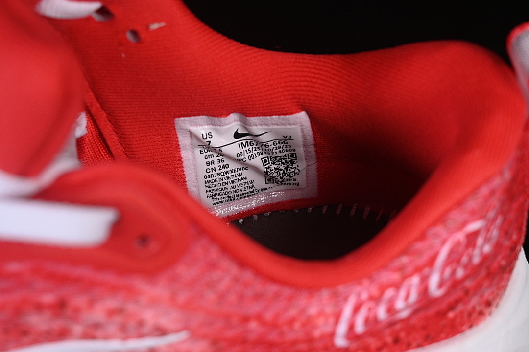 Nike [IM6776-666]-[AIR ZOOM VOMERO PLUS RED/WHITE/RED]-[WOMAN:35.5-39]-[MAN:40-46] - Image 6
