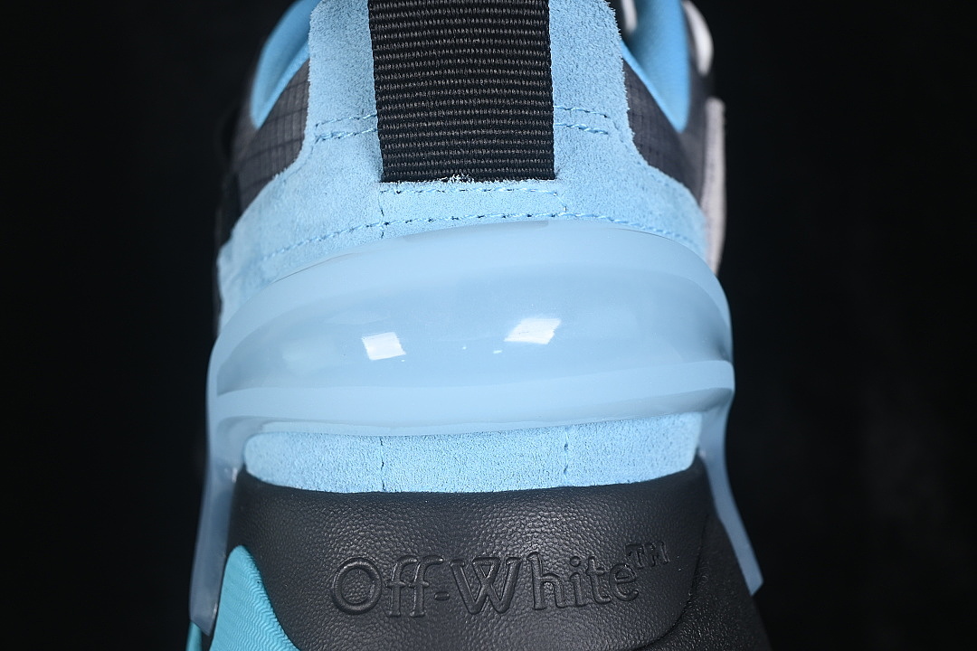 Unbranded [VIRGIL ABLOH CO BRANDED RETRO RUNNING SHOES SKY BLUE/BLACK]-[WOMAN:36-39]-[MAN:40-47] - Image 5