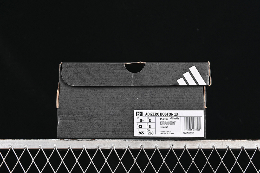 On Running [JS4932]-[ADIZERO BOSTON 13 WHITE/BLACK/ORANGE]-[WOMAN:36-39]-[MAN:40-46] - Image 12