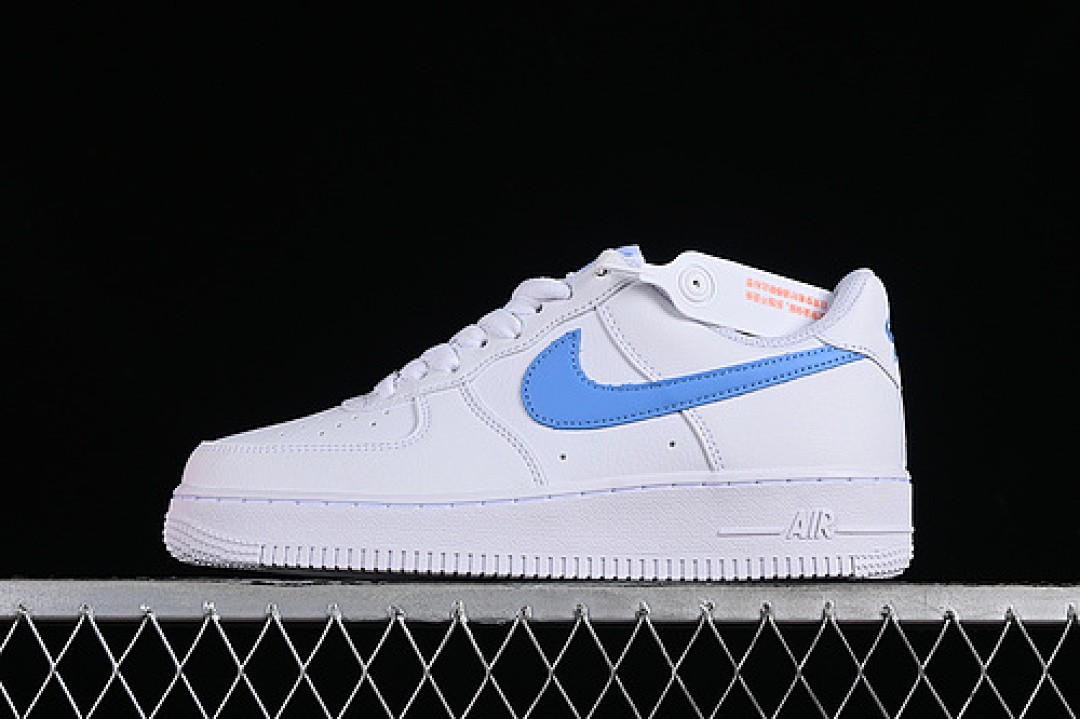 Nike [DV3808-103]-[AIR FORCE 1 07 LOW WHITE/WHITE/VOLT/UNIVERSITY BLUE]-[WOMAN:36-39]-[MAN:40-45], photo 1