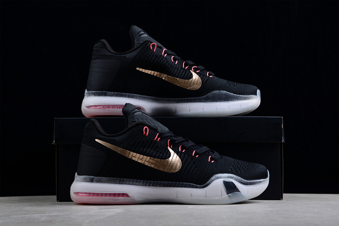 Nike [718763-091]-[KOBE 10 ELITE ROSE GOⅠD PACK BLACK/WHITE/HOT LAVA/METALLIC RED BRONZE] - Image 16