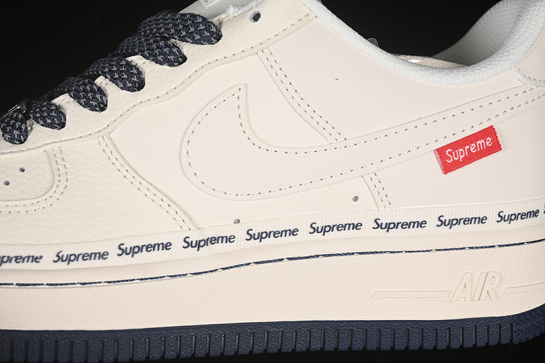Nike [XX3168-203]-[AIR FORCE 1 07 LOW SUPREME OFF WHITE/BLUE]-[WOMAN:36-39]-[MAN:40-45] - Image 8
