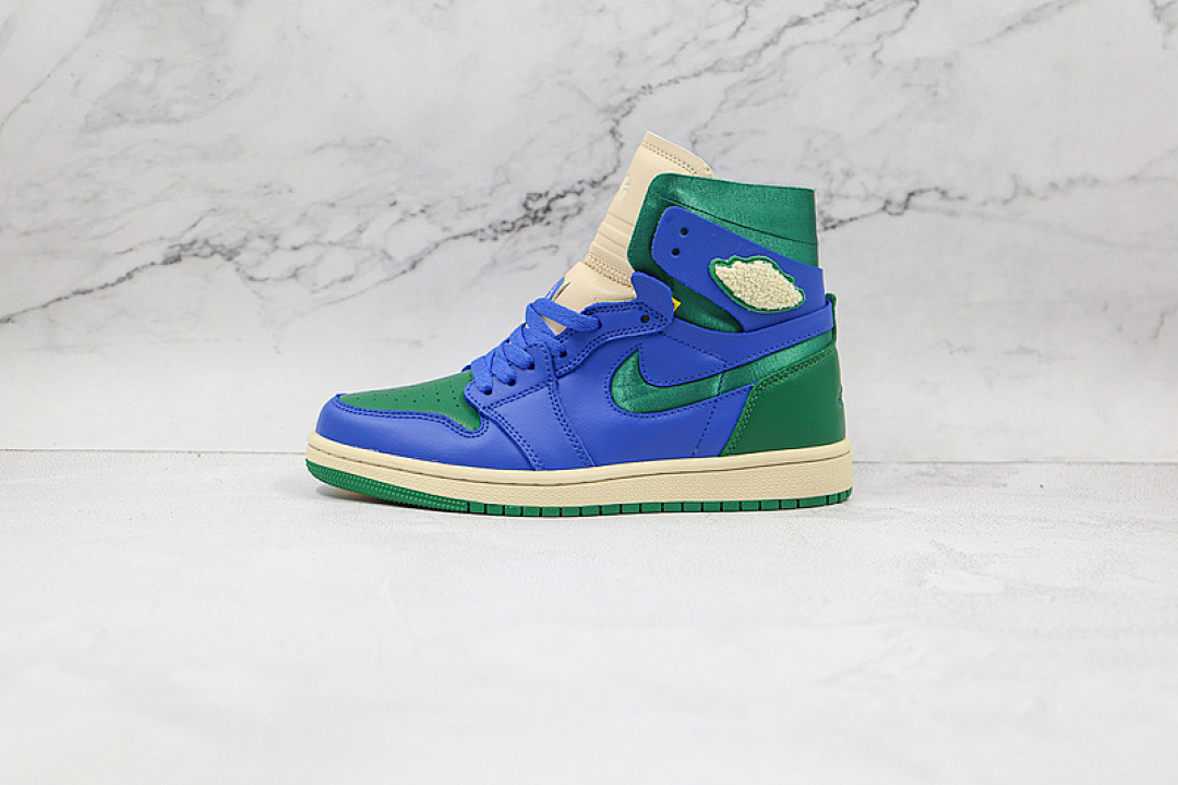 Jordan [DJ1199-400]-[ALEALI MAY X AIR JORDAN 1 HIGH ZOOM COMFORT CALIFIA HYPER ROYAL/PINE GREEN/WHITE], photo 1