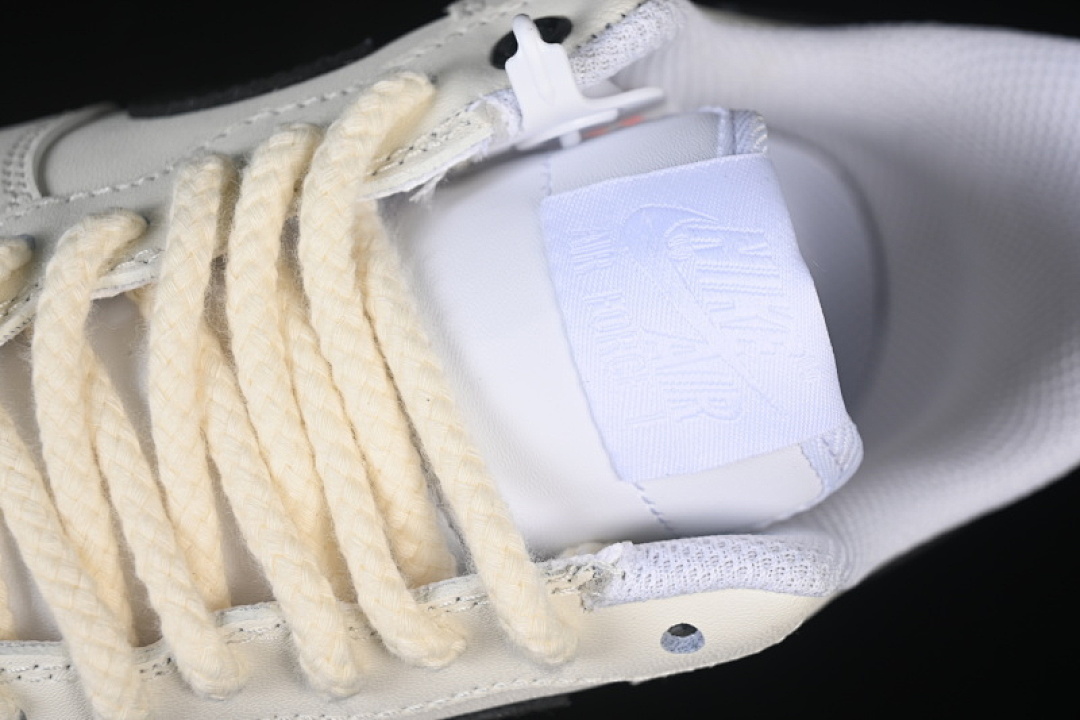 Nike [ZH0318-128]-[AIR FORCE 1 07 LOW BEIGE/BLACK]-[WOMAN:36-39]-[MAN:40-45] - Image 9