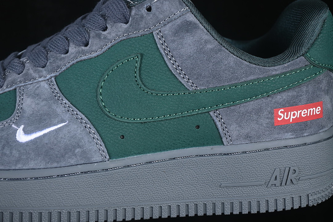 Nike [FV3694-116]-[AIR FORCE 1 07 LOW CASUAL SNEAKERS DARK GRAY/DARK GREEN]-[WOMAN:36-39]-[MAN: - Image 7