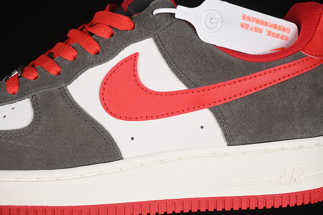 Nike [FQ8714-201]-[AIR FORCE 1 07 LOW BAROQUE BROWN/UNIVERSITY RED]-[WOMAN:36-39]-[MAN:40-45] - Image 9