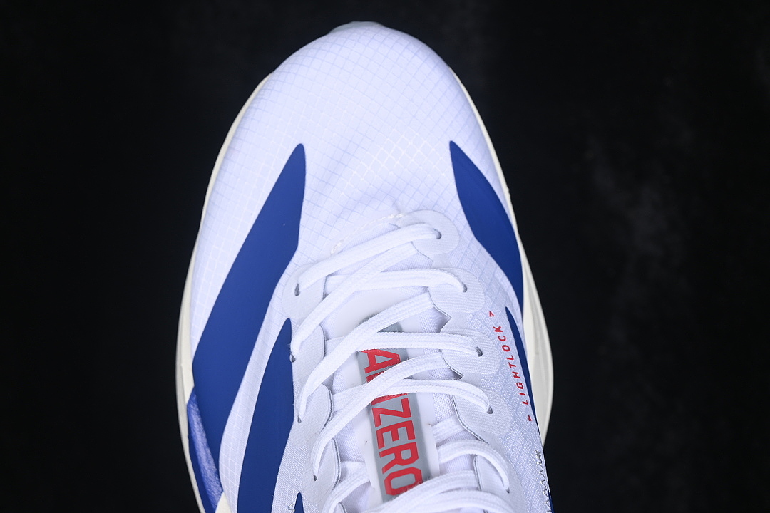 Adidas [JP6624]-[ADIZERO ADIOS PRO 4 CLOUD WHITE/ROYAL BLUE/PURE RUBY]-[WOMAN:36-39]-[MAN:40-46] - Image 10
