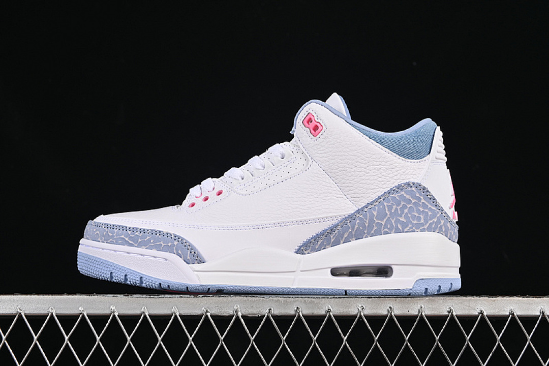 Jordan [HQ0784-101]-[AIR JORDAN 3 COBALT BLISS WHITE/BLUE/PINK]-[WOMAN:36-39]-[MAN:40-45], photo 1