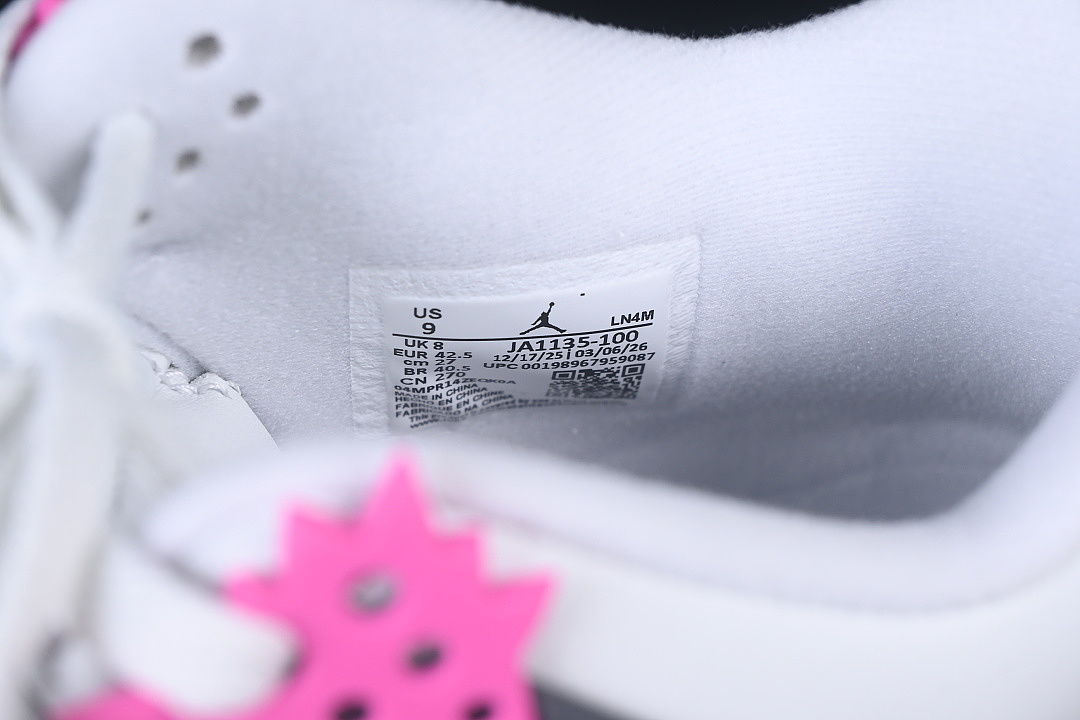 Unbranded [JA1135-100]-[AIR JORDAN 4 RETRO COMIC AJ4 PINK/WHITE/BLACK]-[WOMAN:36-39]-[MAN:40-47.5] - Image 5