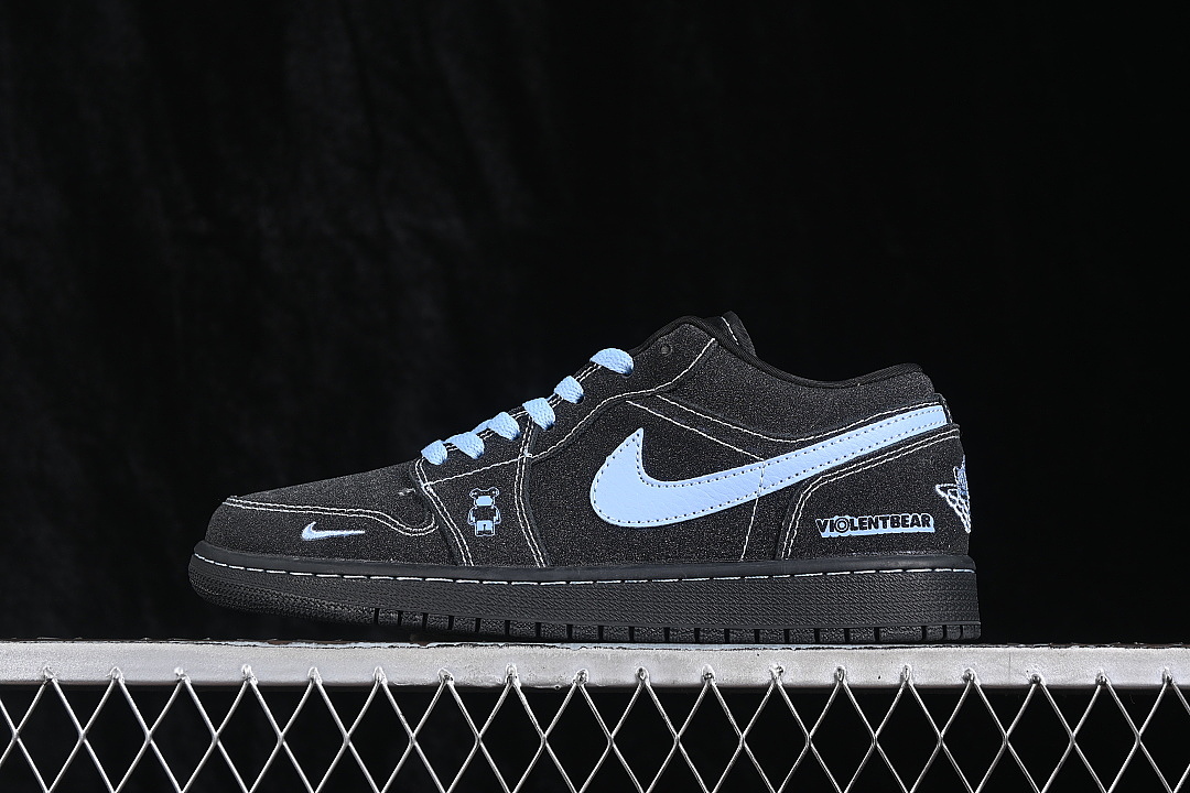 Jordan [LD8888-017]-[AIR JORDAN 1 LOW OG SP BLACK/BLUE/BLACK]-[WOMAN:36-39]-[MAN:40-45] - Image 2