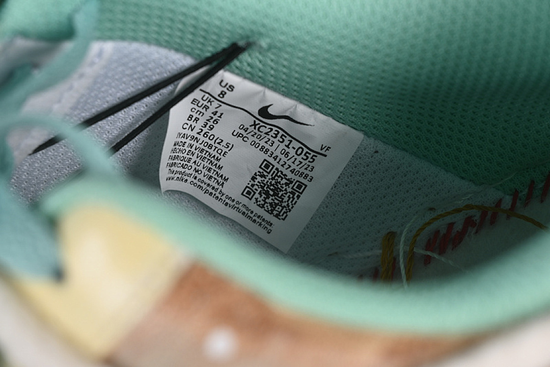Nike [XC2351-505]-[AIR FORCE 1 07 LOW MINT BUBBLE BROWN/GREEN/BLUE/BEIGE]-[WOMAN:36-39]-[MAN:40-45] - Image 6