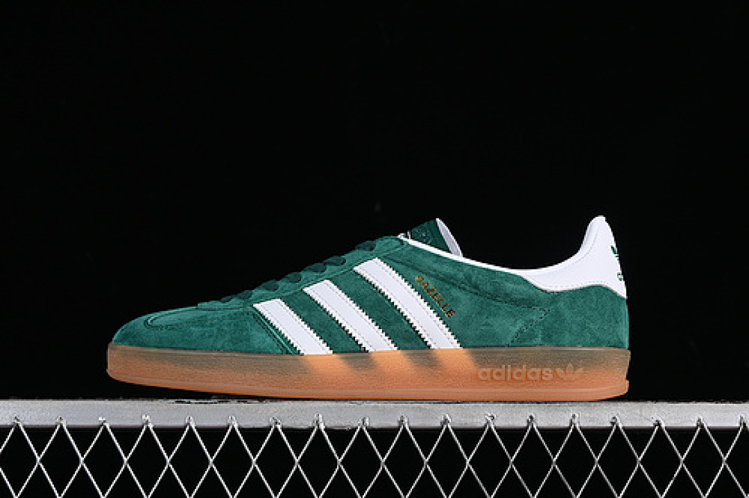Unbranded [IG1596]-[ORIGINALS GAZELLE INDOOR COLLEGIATE GREEN/FOOTWEAR WHITE/GUM 2]-[UNISEX:35-45], photo 1