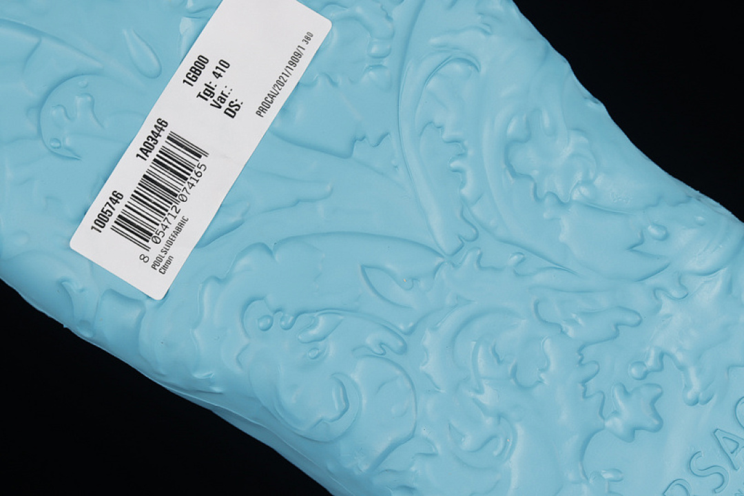 Versace [1GB00]-[VER*SACE MEDUSA DIMENSION SLIPPERS BLUE/BLUE/BLUE]-[WOMAN:36-39]-[MAN:40-45] - Image 2