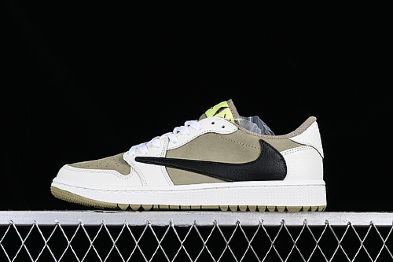 Jordan TRAVIS SCOTT AIR Jordan 1 LOW G NRC WHITE/BLACK/GREEN · FZ3124-200, photo 1