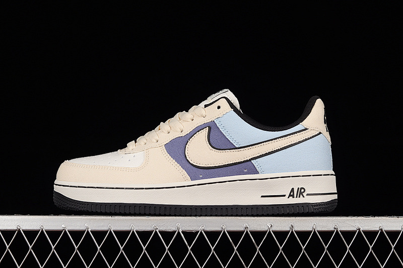 Nike Nike AIR FORCE 1 LOW 07 BEIGE/SKY BLUE/BLACK · 315122-663, photo 1