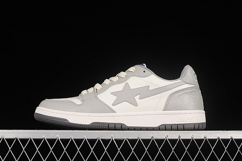 Bape HUMAN MADE Bape STA SK8 TO NIGO LIGHT GREY/WHITE/BEIGE · 1G801009I, photo 1