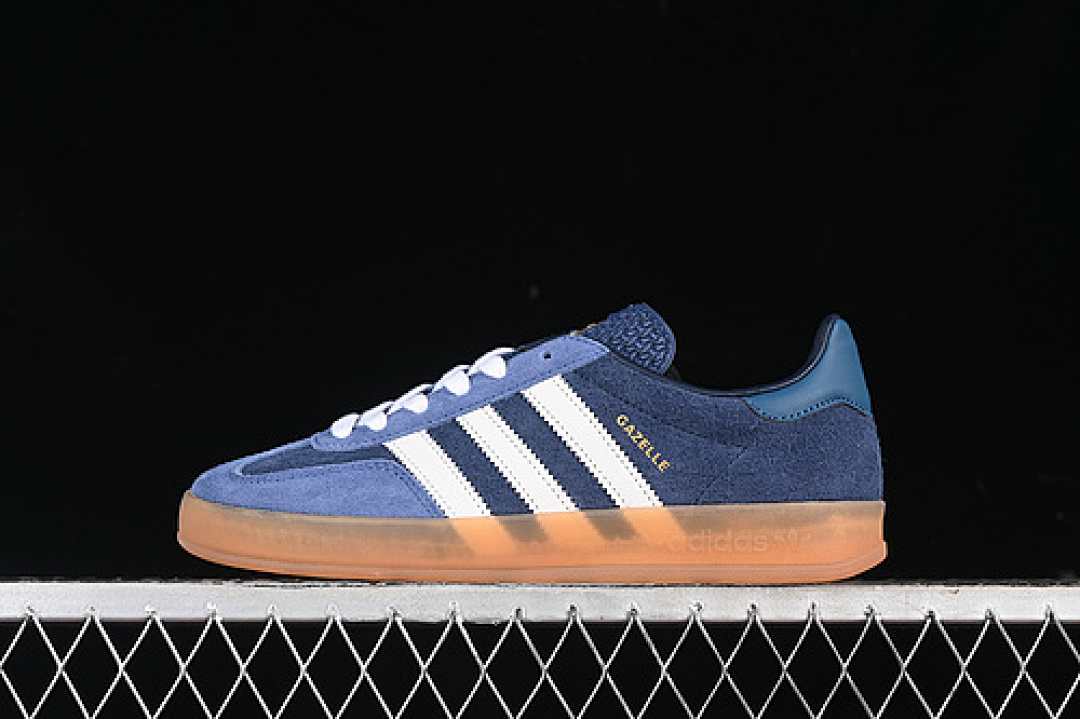Unbranded [JI0322]-[ORIGINALS GAZELLE INDOOR DARK BLUE/BLISS ORANGE/PRELOVED INK]-[UNISEX:35-45], photo 1