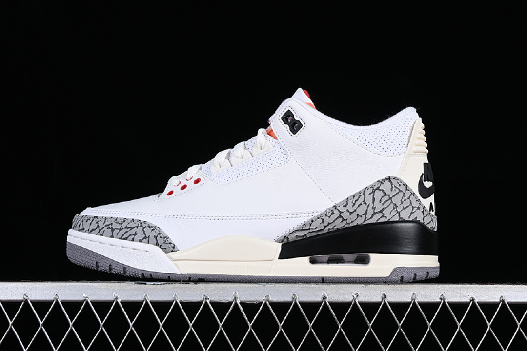 Jordan [DN3707-100]-[AIR JORDAN 3 RETRO WHITE CEMENT REIMAGINED SUMMIT WHITE/FIRE RED/BLACK], photo 1