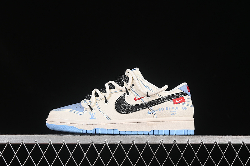Off-White Nike SB DUNK LOW SUP OFF WHITE/GREY/BLACK/BLUE · FC1688-219, photo 1
