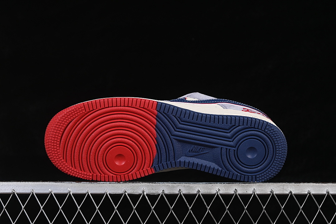 Nike [HT5088-625]-[AIR FORCE 1 07 LOW CASUAL SNEAKERS WHITE/BLUE/RED]-[WOMAN:36-39]-[MAN:40-45] - Image 15
