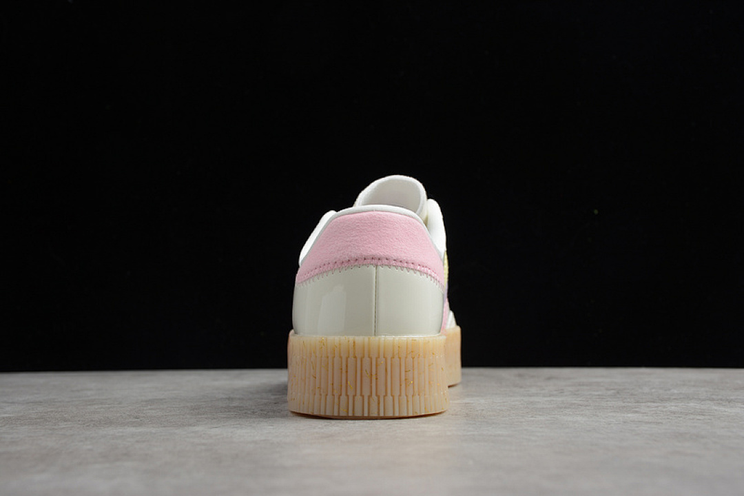 Adidas [EG1817]-[SAMBAROSE SHOES CLOUD WHITE/PINK/YELLOW]-[WOMAN:36-39] - Image 2