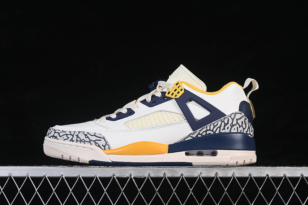 Jordan [FQ1759-111]-[SPIZIKE LOW CASUAL SNEAKERS WHITE/NAVY BLUE/YELLOW]-[WOMAN:36-39]-[MAN:40-47.5], photo 1