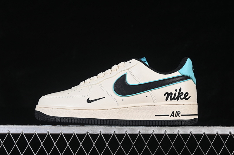 Nike Nike AIR FORCE 1 07 LOW CASUAL SNEAKERS BLUE/WHITE/BLACK · NH0601-583, photo 1
