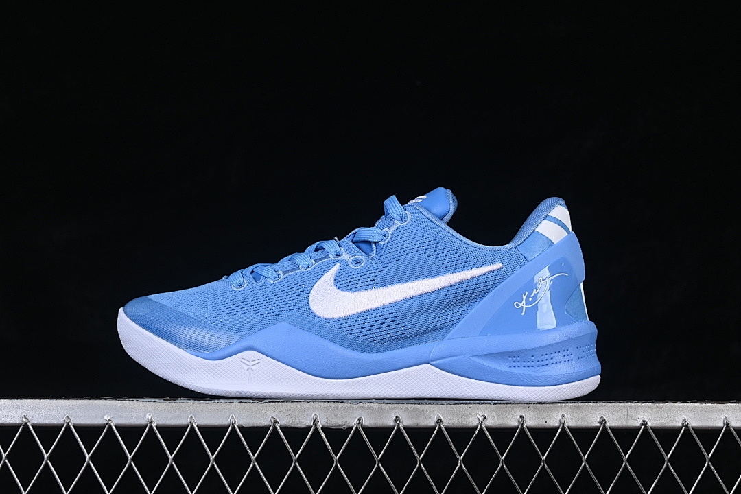 Nike [HM6469-401]-[KOBE 8 PRACTICAL BASKETBALL SHOES BLUE/BLUE/BLUE]-[WOMAN:39]-[MAN:40-47.5] - Image 2