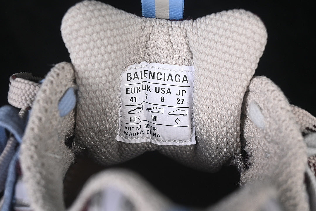 Balenciaga [W3XTL2940]-[3XL INTERLACE TRENDY RUNNING SHOES WINE RED/SILVER]-[WOMAN:35-39]-[MAN:40-46] - Image 7