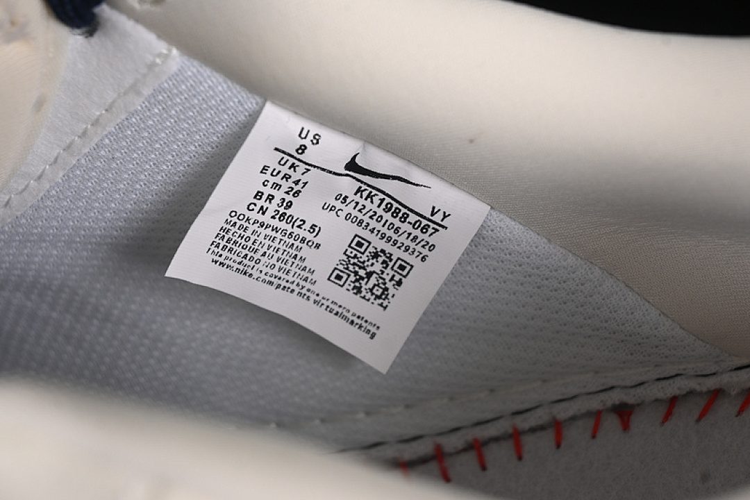 Nike [KK1988-067]-[AIR FORCE 1 07 LOW BLUE/WHITE/RED]-[WOMAN:36-39]-[MAN:40-45] - Image 6
