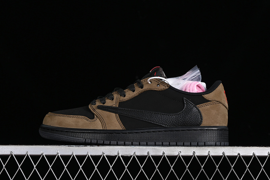 Jordan [DM7866-202]-[TRAVIS SCOTT X AIR JORDAN 1 LOW OG DARK MOCHA/BLACK/VELVET BROWN]-[36-47.5], photo 1