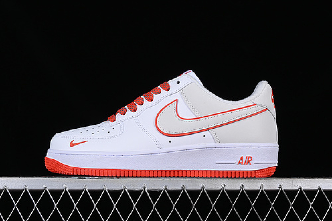Nike [YZ8115-002]-[AIR FORCE 1 07 LOW WHITE/GREY/RED]-[WOMAN:36-39]-[MAN:40-45], photo 1