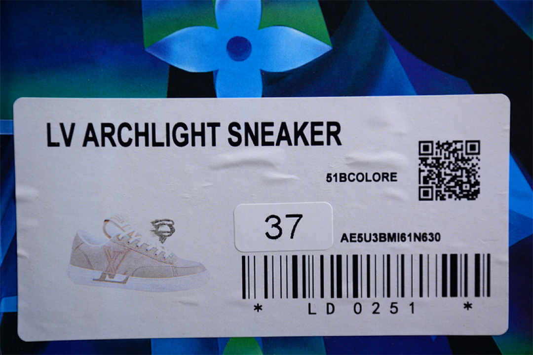 Chanel [L*V TRAINER SNEAKERS WHITE/WHITE/BROWN]-[WOMAN:35-39]-[MAN:40-45] - Image 7