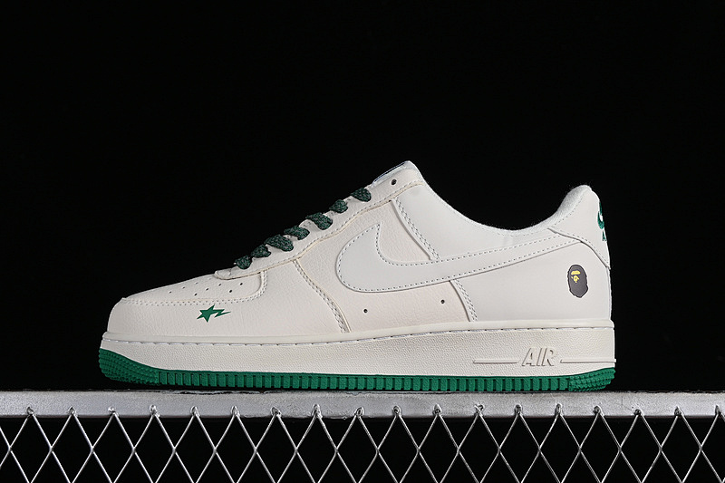 Nike Nike AIR FORCE 1 07 LOW BAPE WHITE/GREEN · FG6688-102, photo 1