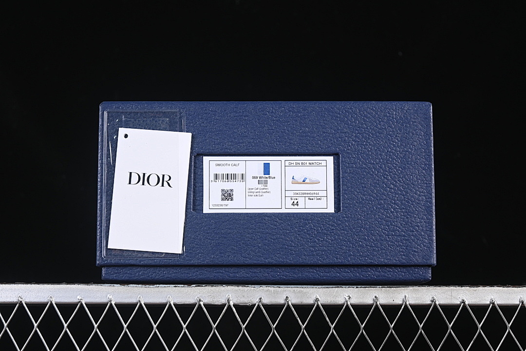 Dior [LOW-TOP DERBY SHOES WHITE/GREY/BLUE]-[WOMAN:39]-[MAN:40-45] - Image 12