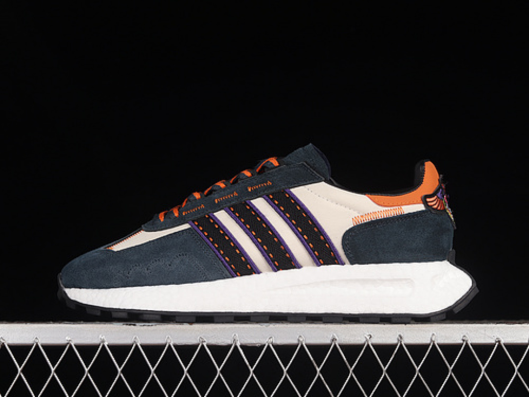 Unbranded [IE5411]-[RETROPY E5 SHOES WHITE/BLACK/ORANGE]-[WOMAN:36-39]-[MAN:40-45], photo 1