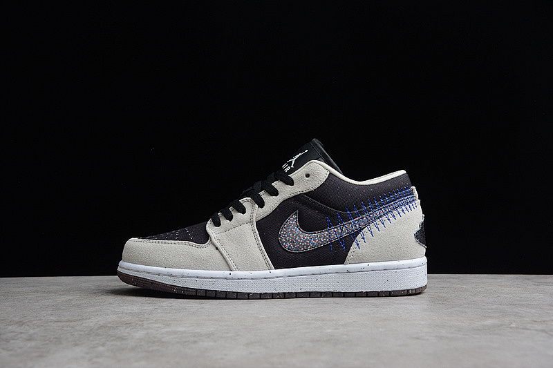 Jordan AIR Jordan 1 LOW CRATER GREY/BLUE/BLACK · DM4657-001, photo 1