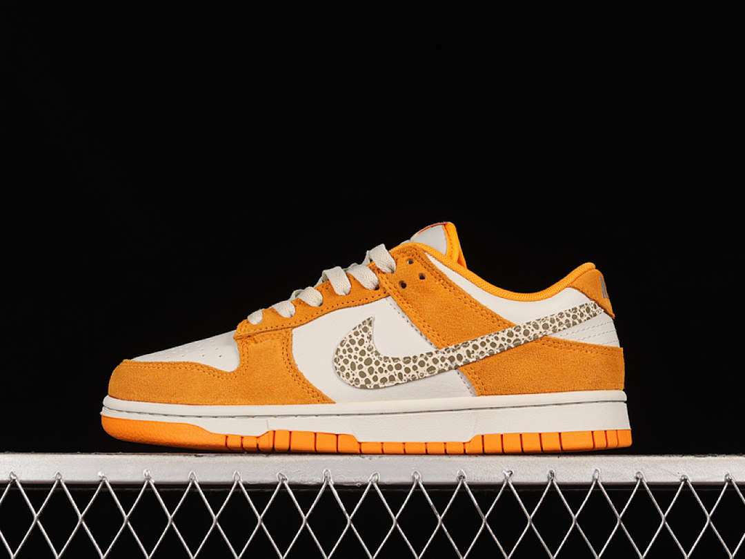 Unbranded [DR0156-800]-[DUNK LOW AS SAFARI SWOOSH KUMQUAT/LIGHT BONE-DARK DRIFTWOOD]-[UNISEX:36-45], photo 1