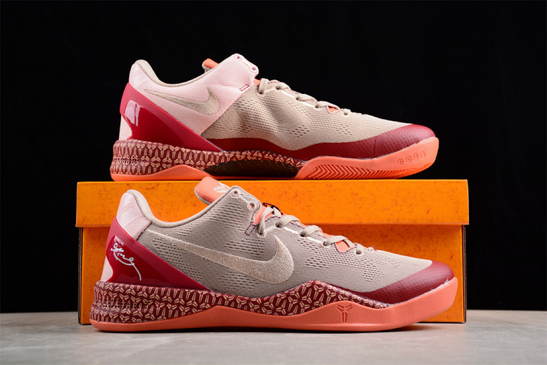 Nike [FJ9364-105]-[KOBE 8 GREY/RED/ORANGE]-[MAN:40-46] - Image 2