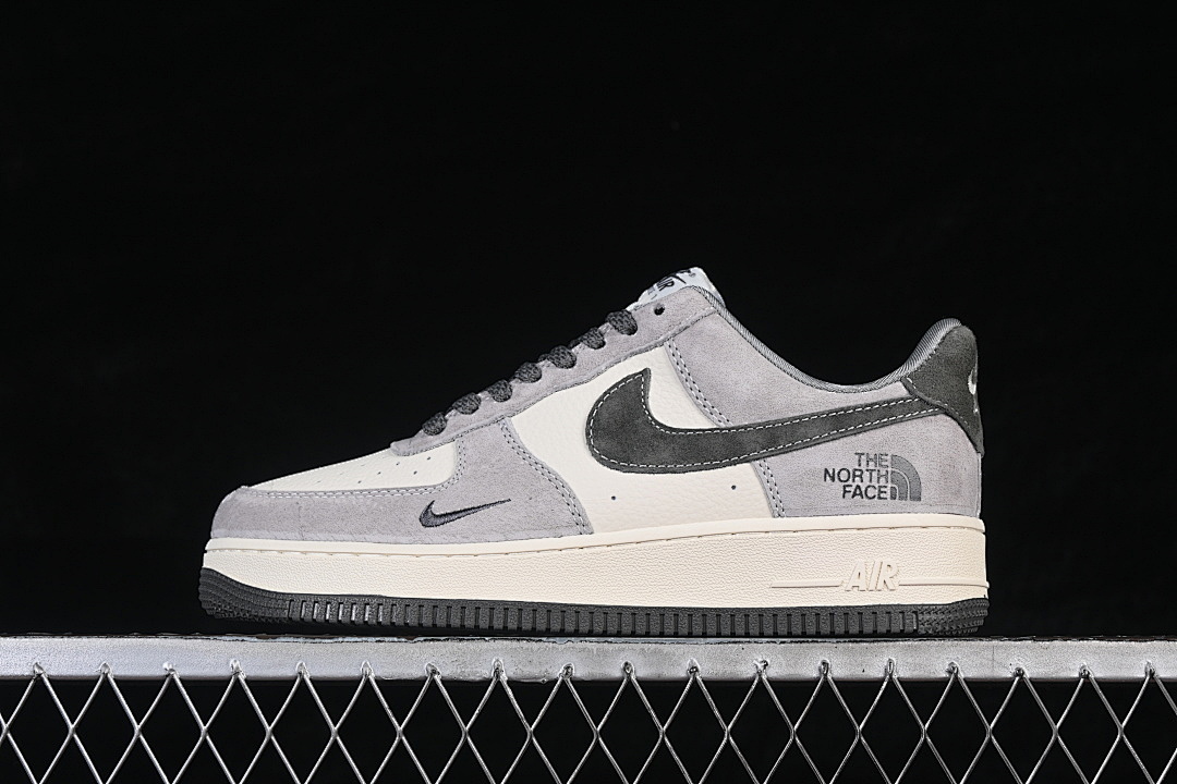 Nike [KL1688-005]-[AIR FORCE 1 07 LOW CASUAL SNEAKERS WHITE/GREY/BLACK]-[WOMAN:36-39]-[MAN:40-45] - Image 2