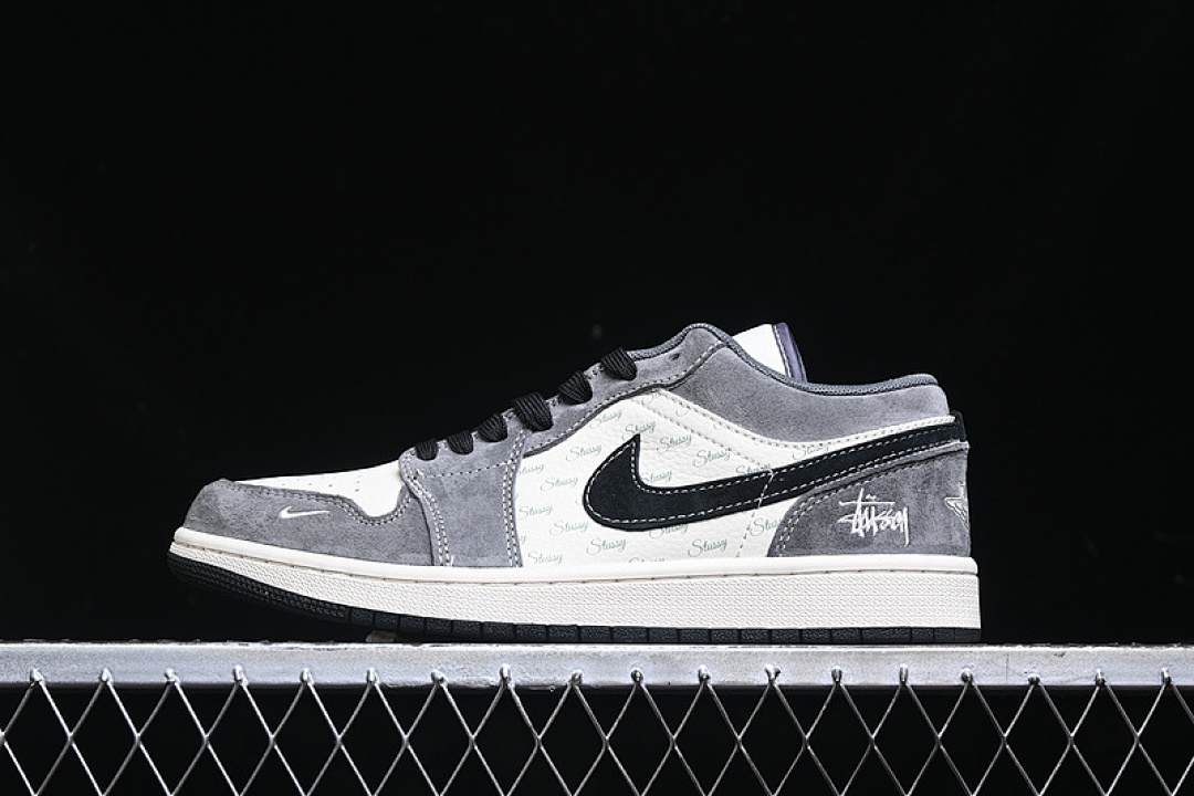 Jordan [SJ9950-029]-[AIR JORDAN 1 LOW WHITE/GREY/BLACK]-[WOMAN:36-39]-[MAN:40-45], photo 1
