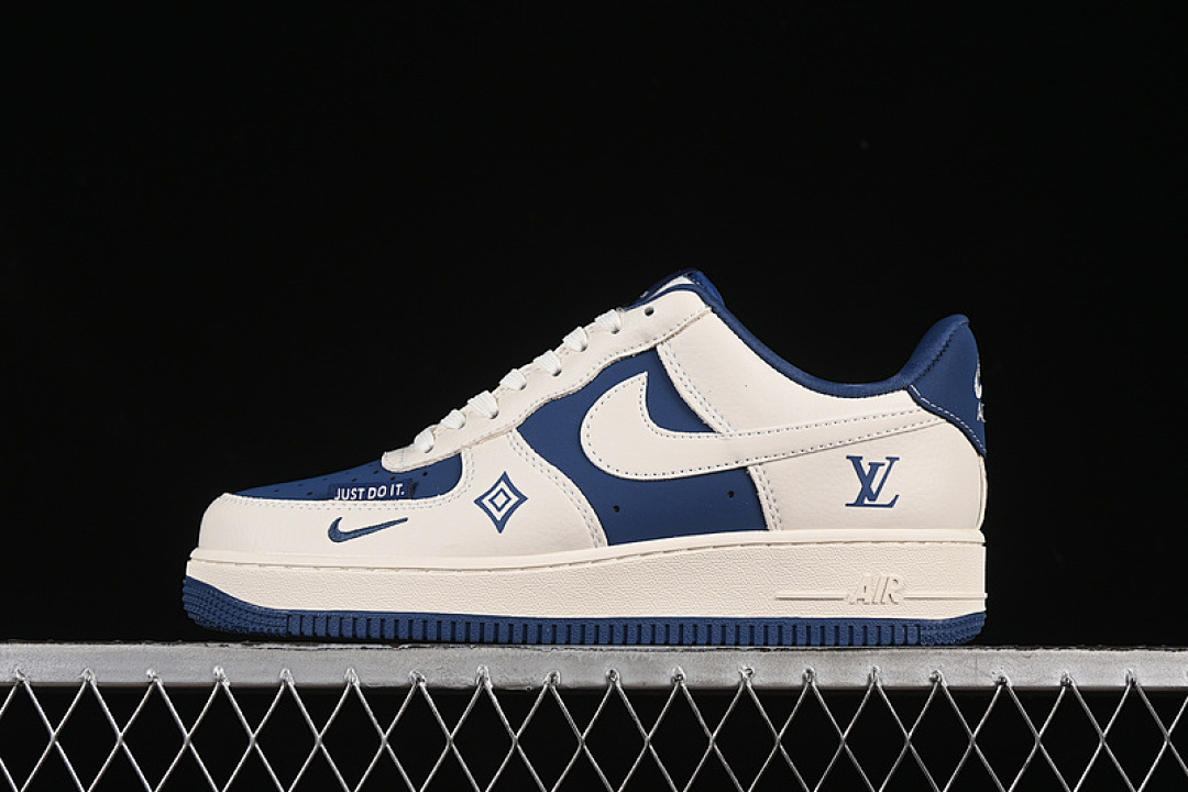 Nike [KK1988-084]-[AIR FORCE 1 07 LOW LV WHITE/BLUE]-[WOMAN:36-39]-[MAN:40-45], photo 1