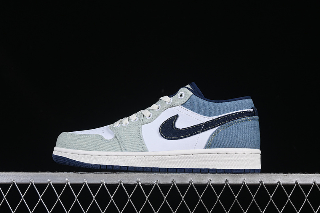 Jordan [IH0648-141]-[AIR JORDAN 1 LOW CANADIAN TUXEDO WHITE/SAIL/STAR BLUE/MIDNIGHT NAVY]-[36-46], photo 1