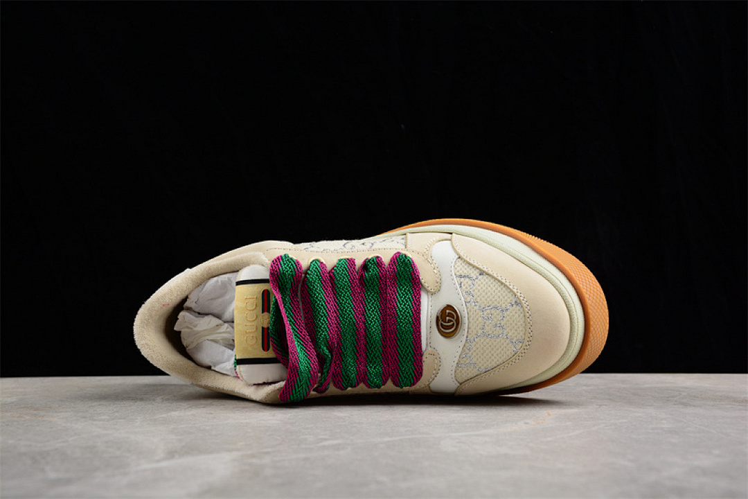 Gucci [GU*CCI SCREENER DIRTY SHOES BEIGE/RED/GREEN/BROWN]-[WOMAN:35-40] - Image 13