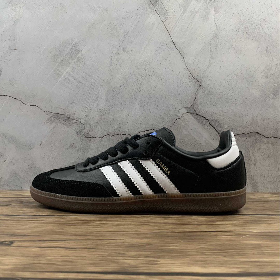 Adidas Adidas SAMBA OG SHOES CORE BLACK/CLOUD WHITE/GUM · B75807, photo 1